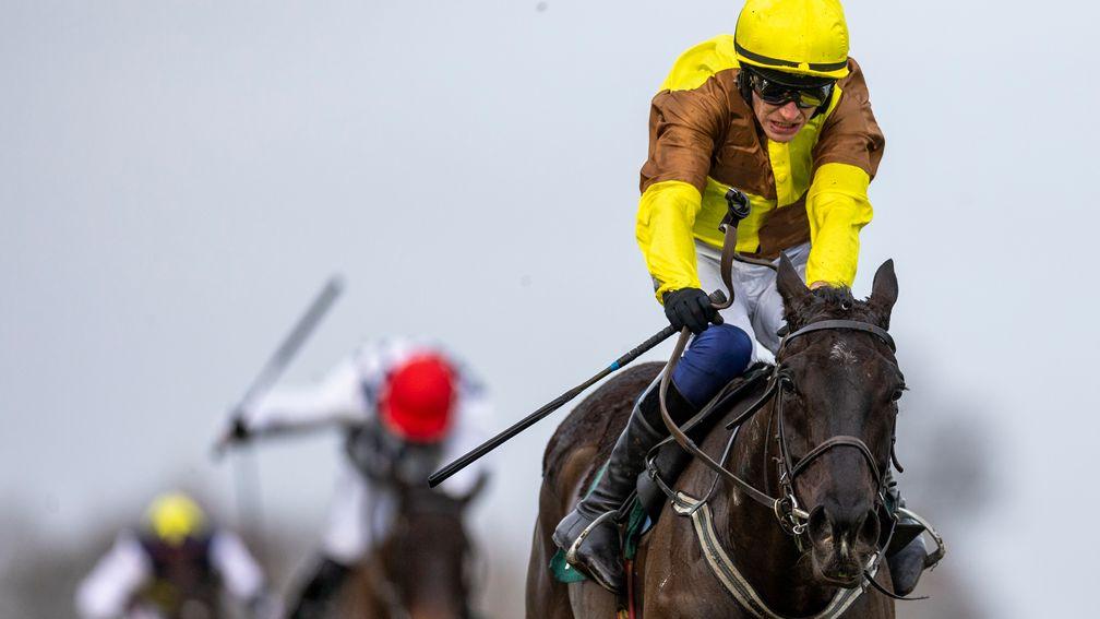 Galopin Des Champs pulls clear of Stattler at Leopardstown