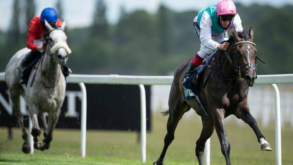 Franconia was victorious in the Listed Abingdon Fillies' Stakes
