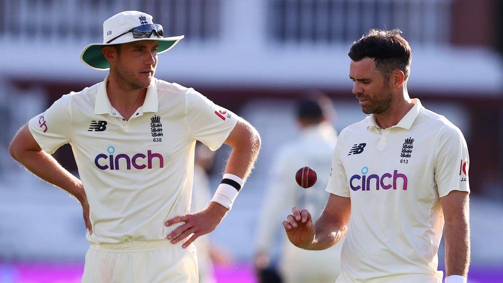 Stuart Broad (left) and James Anderson have excellent records at Edgbaston