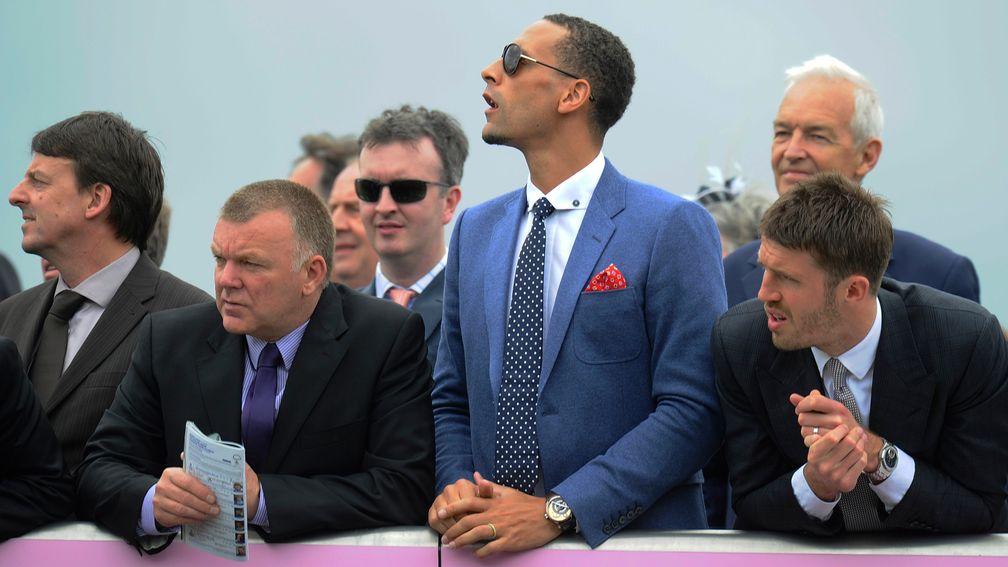 Rio Ferdinand pictured at Chester racecourse in 2013