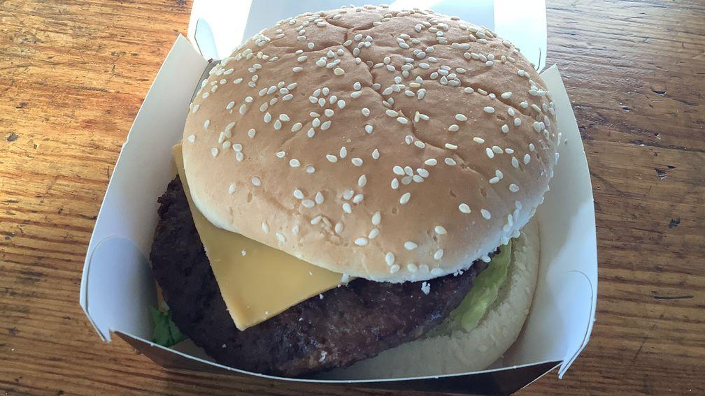 A cheeseburger sets you back £6.80