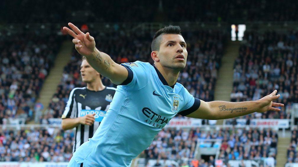 Sergio Aguero of Manchester City: scored crucial goal to clinch the title in 2012