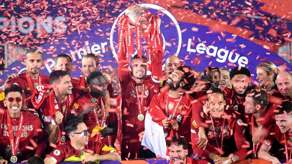Liverpool lifted the Premier League title at Anfield on Wednesday