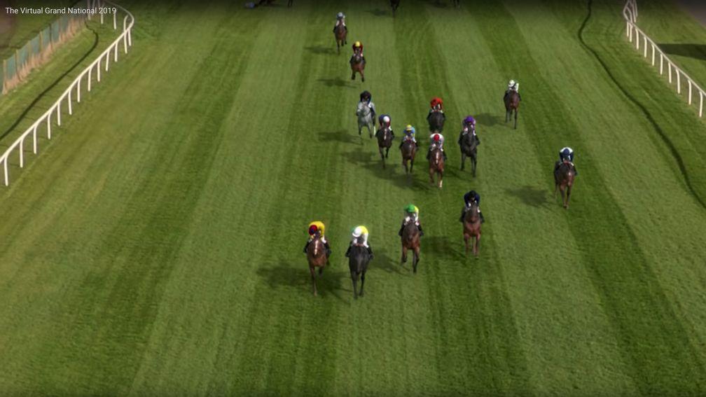 Virtual Grand National: designed to accurately recreate Aintree and the National fences
