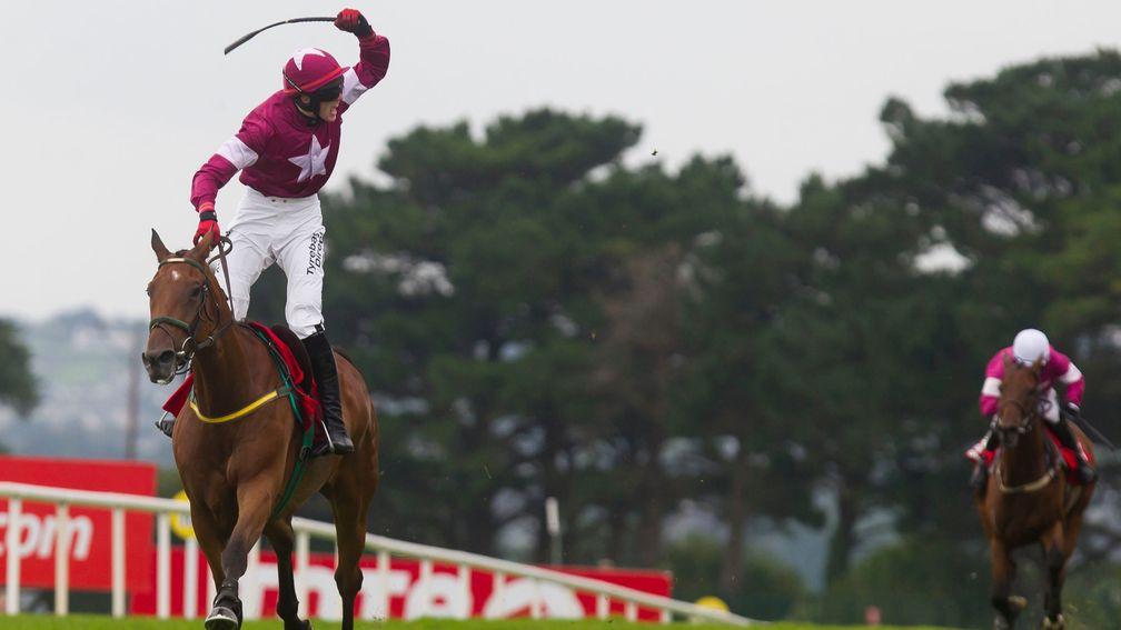 Road To Riches: winning the 2014 Galway Plate from the front