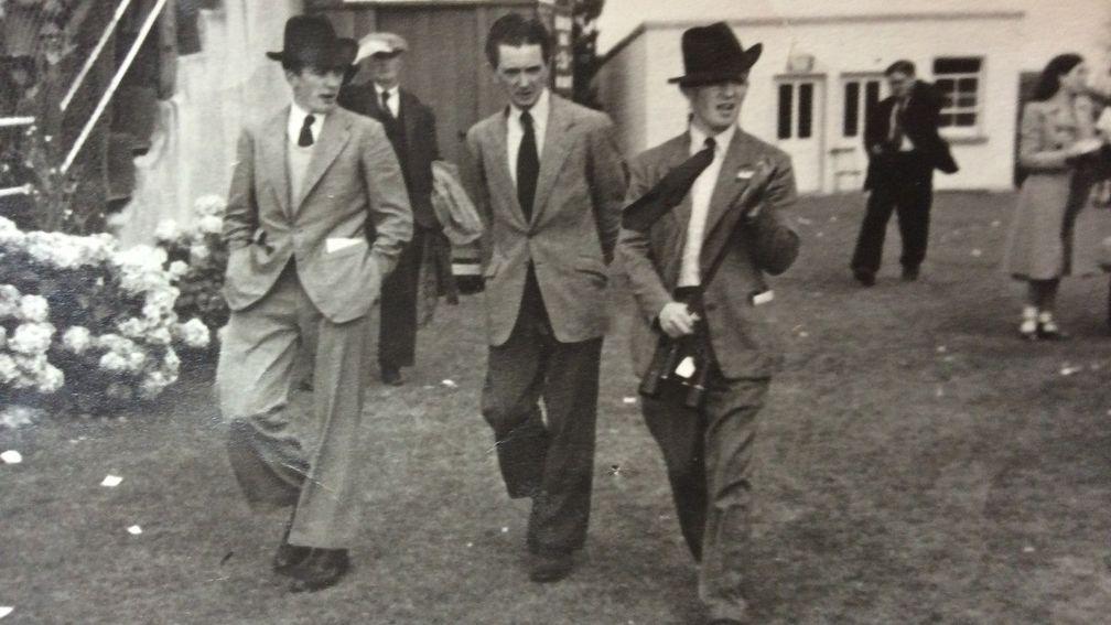 Tim Molony (left) with his brother Martin (right) and Vincent O'Brien