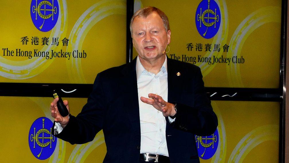Hong Kong Jockey Club chief executive Winfried Engelbrecht-Bresges