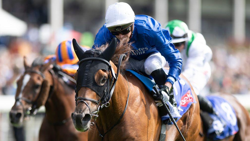 Yibir and James Doyle gallop to victory in the Great Voltigeur Stakes