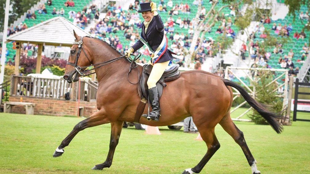 Southerly Roberts and Imperial Ruby celebrate at Hickstead