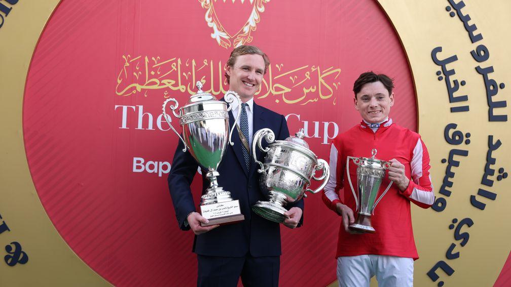 George Scott and Callum Shepherd after their triumph in the King's Cup