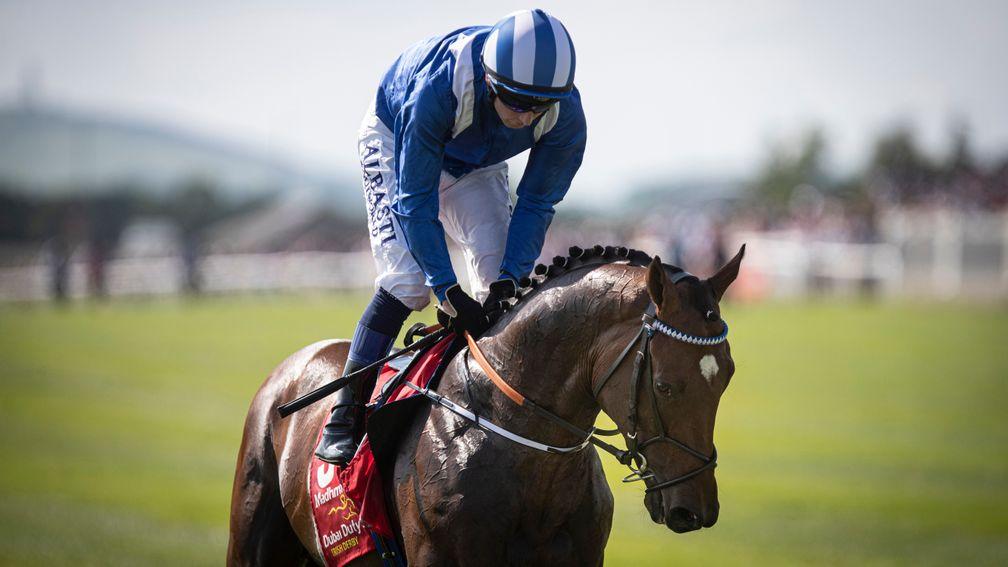Madhmoon: runner-up in the 2019 Derby for Sheikh Hamdan and Kevin Prendergast