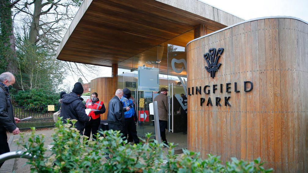 There were reports of trouble at Lingfield on Saturday evening