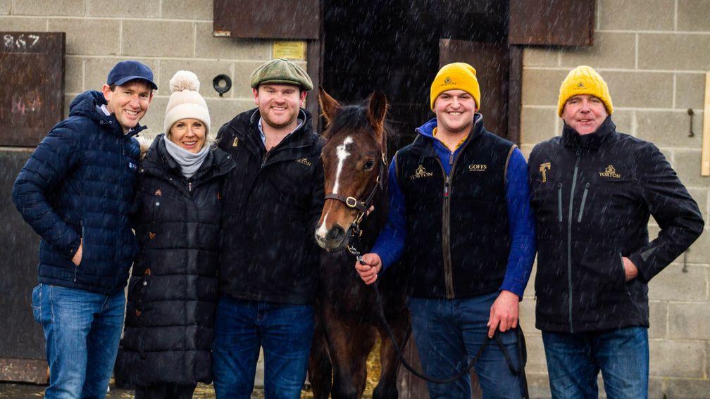 The Yorton team with their Blue Bresil colt bought by Richard Frisby