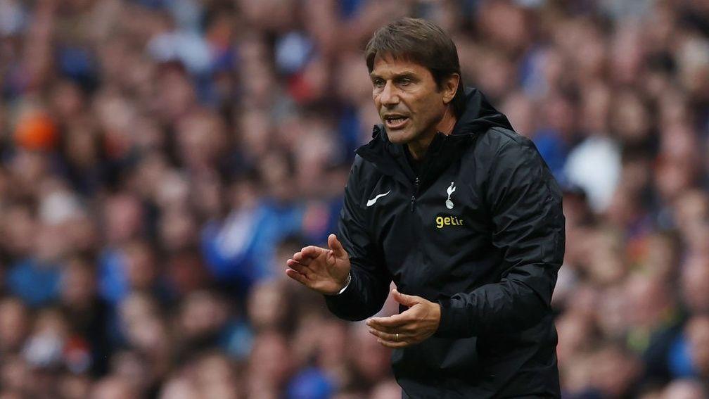 Antonio Conte takes his Tottenham side to old club Chelsea on Sunday