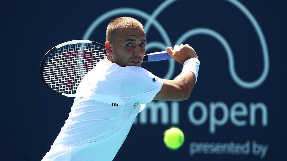 British number three Dan Evans will be cock-a-hoop that the US Open Series is starting this week