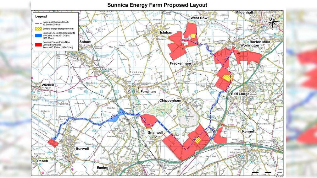 Sunnica Energy Farm proposed layout
