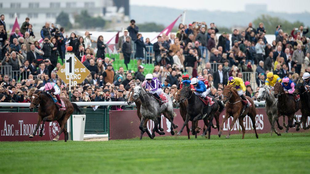 Enable heads for home under Frankie Dettori. France Galop are determined to prove to British and Irish visitors Longchamp will be worth a second visit in 2019