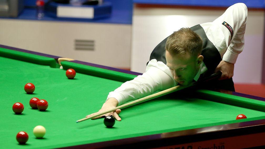Judd Trump was in commanding form on day one of the final