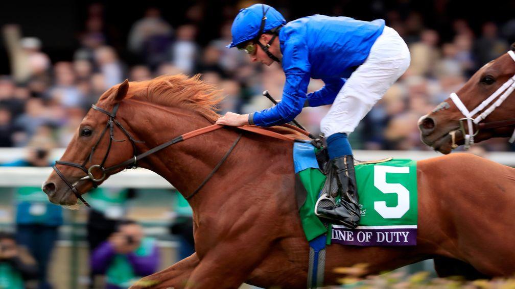 Line Of Duty (William Buick), hero of the Breeders' Cup Juvenile Turf, will take in the 'best Derby trial', the Qipco 2,000 Guineas