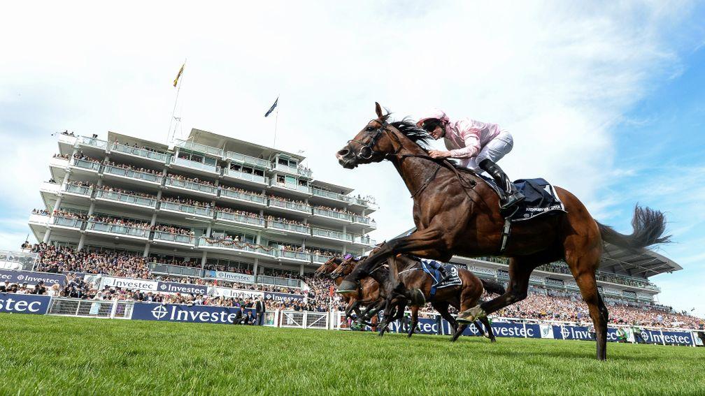 Anthony Van Dyck: winner of the Investec Derby in 2019