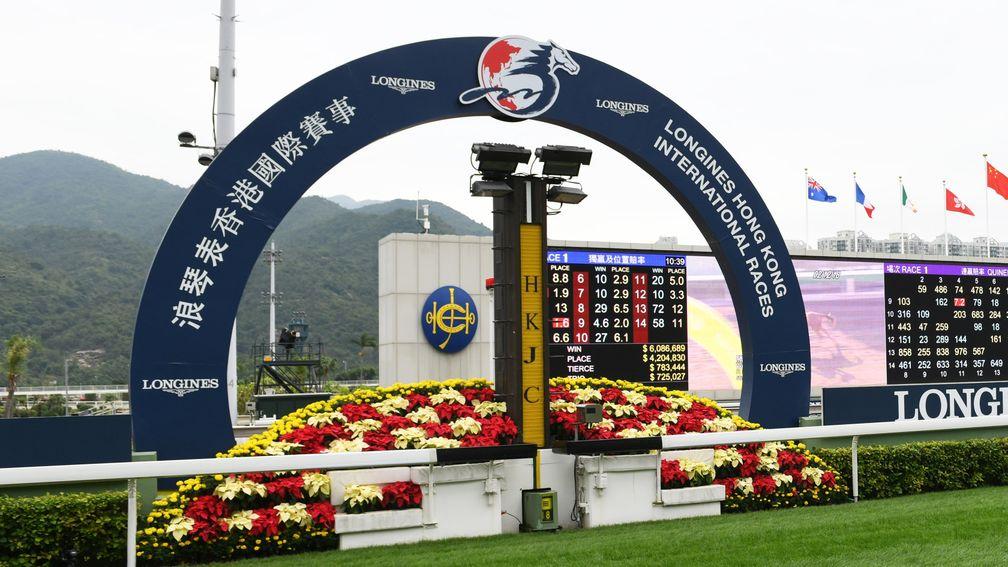 Racing in Hong Kong, where 21 arrests have been made