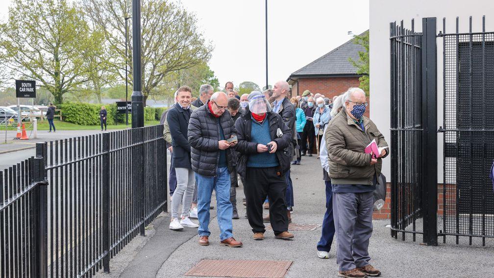Carlisle Racecourse welcoming crowds back after a long break away due to Coronvirus at CARLISLE 17/5/21Photograph by Grossick Racing Photography 0771 046 1723