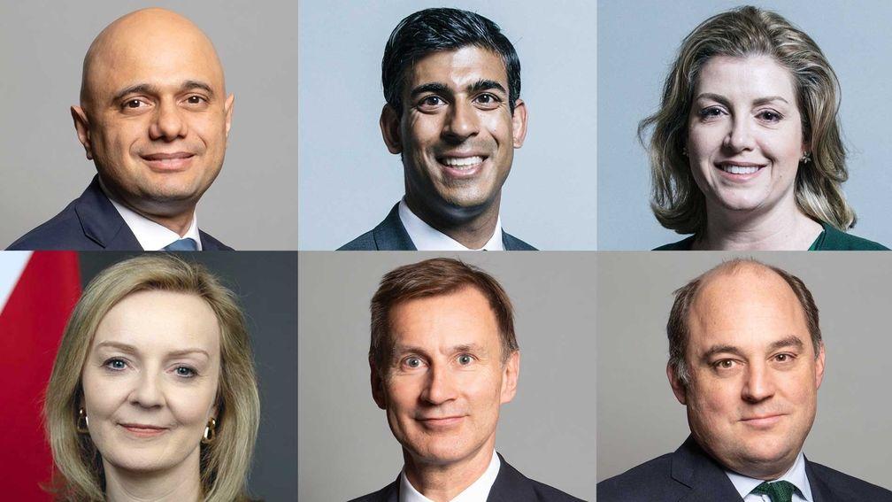 The runners and riders in the frame to take over from Boris Johnson as prime minister