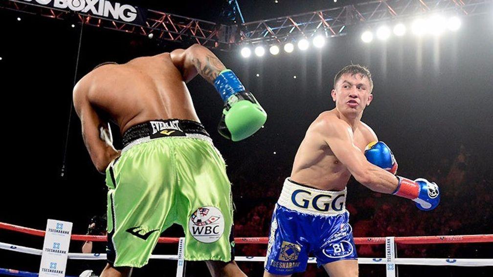 Gennady Golovkin delivers a thundering right hand