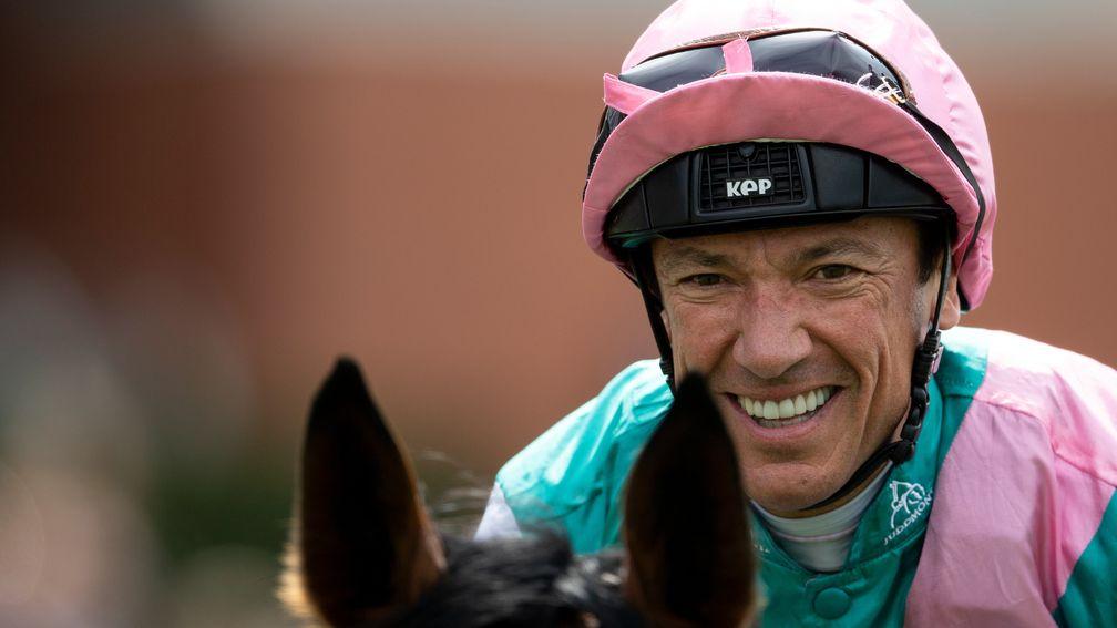 Frankie Dettori: will once again sport the pink and green Juddmonte silks aboard Chaldean in 2023
