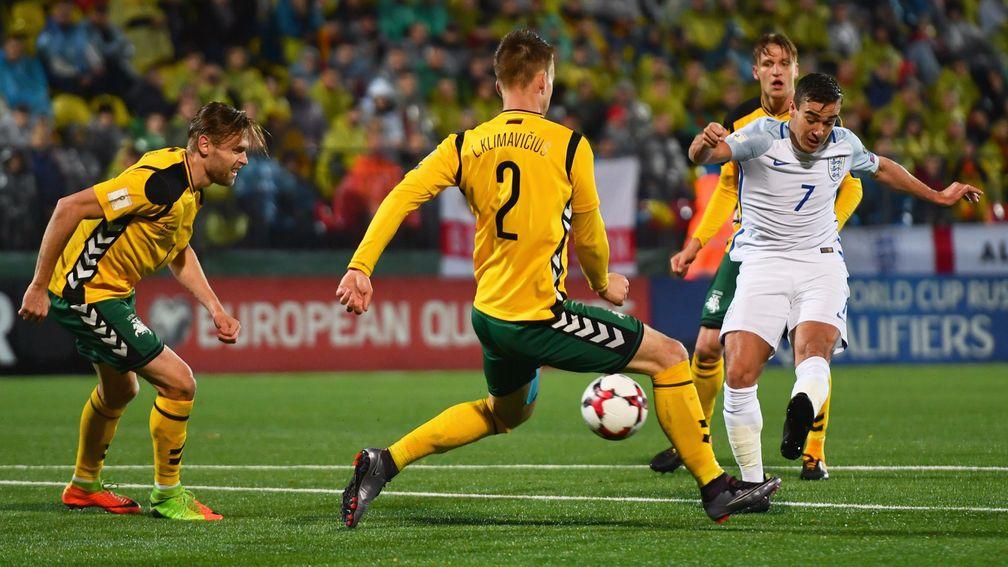 Harry Winks caught the eye on his England debut