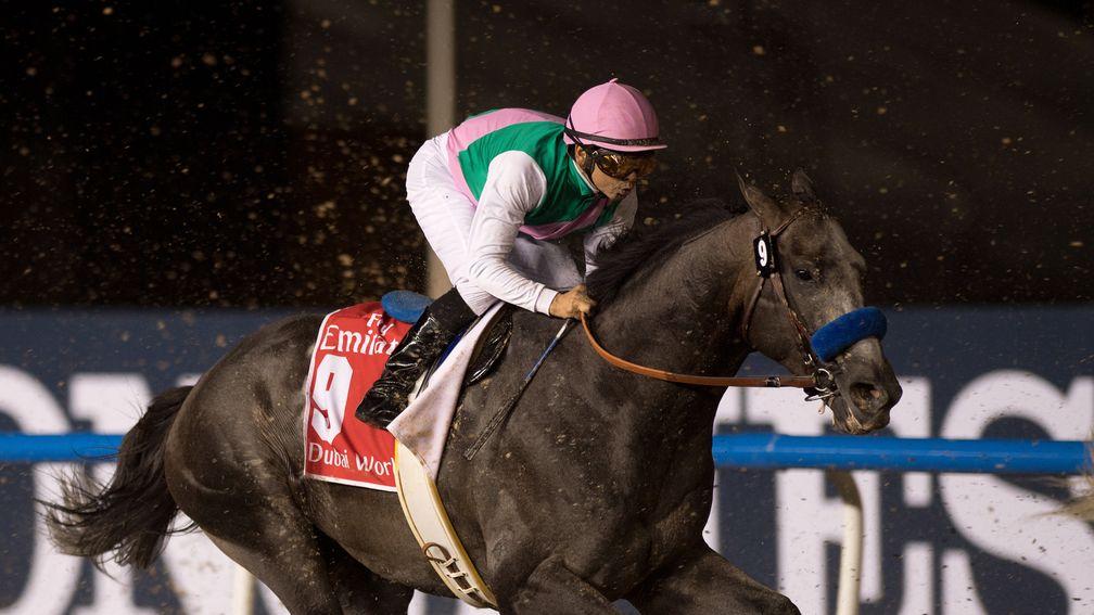Arrogate wins the Dubai World Cup at Meydan. Stipendiary steward Adrian Sharpe has been seconded to Emirates Racing Authority until next year's meeting
