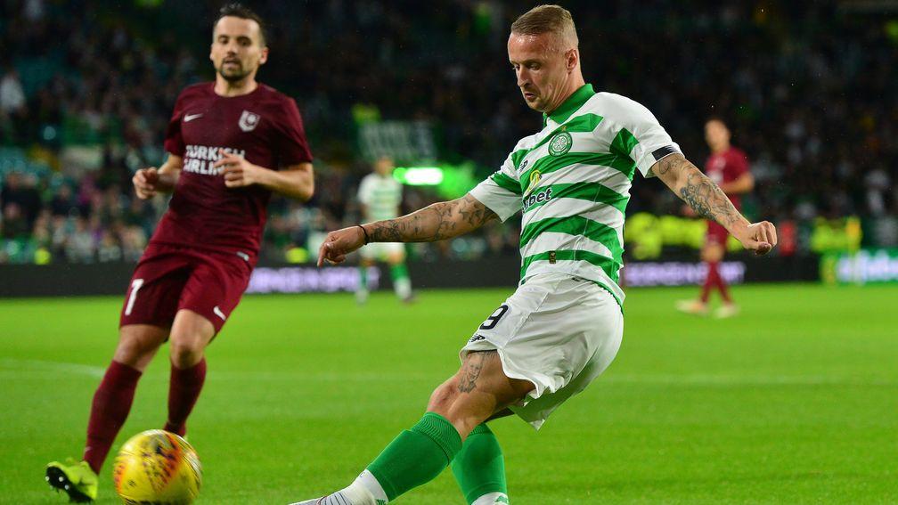 Leigh Griffiths was back in action for Celtic