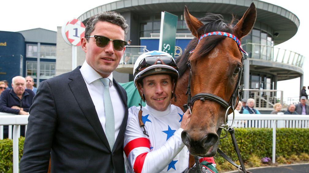 Twilight Jet: big player in the Commonwealth Cup for trainer Michael O'Callaghan (left)