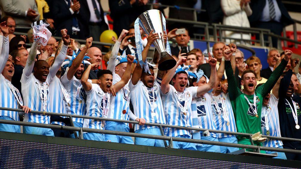 Coventry lift the EFL Trophy last season