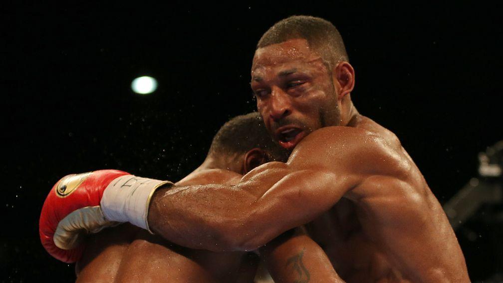 Kell Brook squints through the pain against Errol Spence