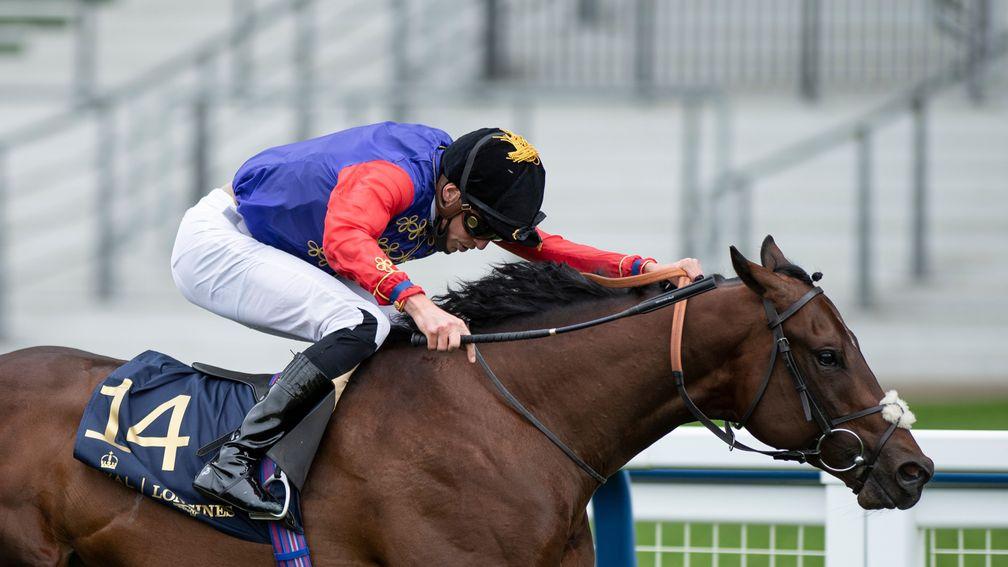 Tactical: Windsor Castle Stakes winner capped a good week for the Queen