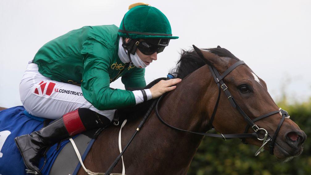 Geocentric and Colin Keane win the 5f maiden at Navan