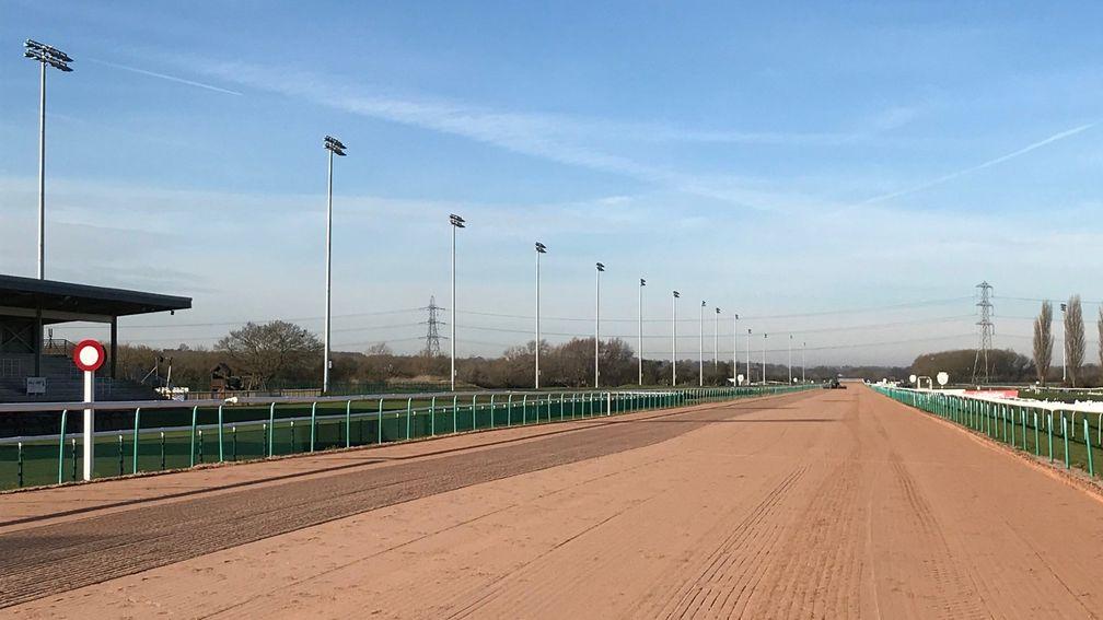 Southwell staged a meeting on the Fibresand surface for the final time on Sunday