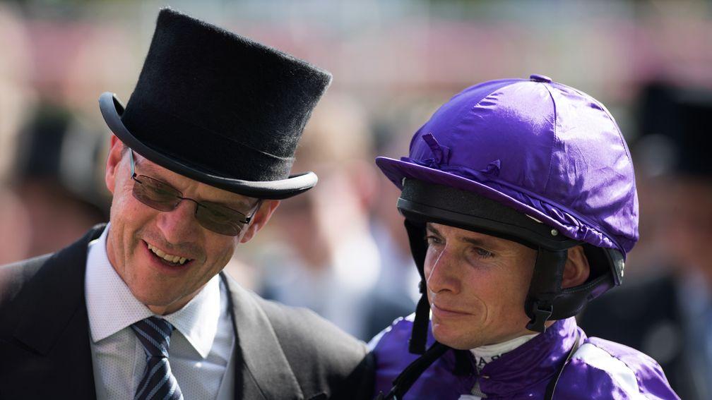 Ryan Moore (left) will not be in attendance at the Curragh on Saturday