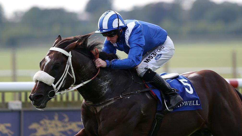 Soft Falling Rain wins the 2013 Nayef Joel Stakes at Newmarket