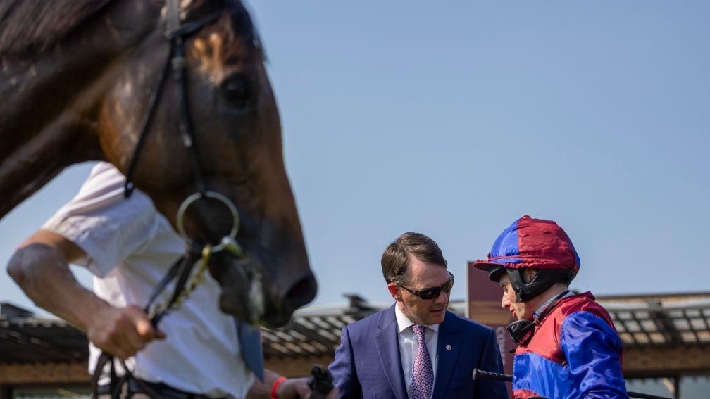 Luxembourg and Ryan Moore win the Group 3 Royal Whip Stakes.The Curragh.Photo: Patrick McCann/Racing Post13.08.2022