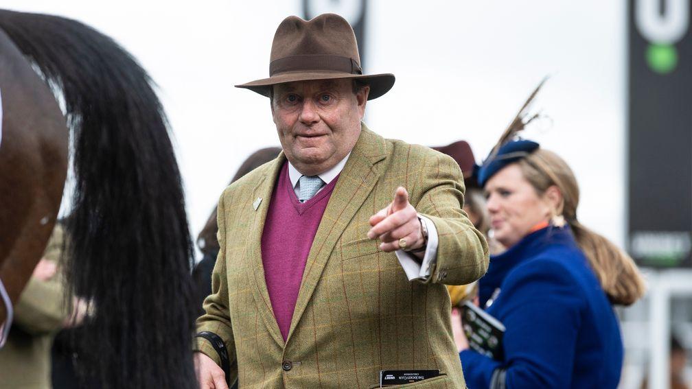 Nicky Henderson: top trainer was winning the race for the fourth time in the last five years