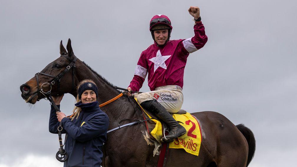 Conflated and Jack Kennedy wins the Gr.1 Savills Chase.LeopardstownPhoto: Patrick McCann/Racing Post28.12.2022