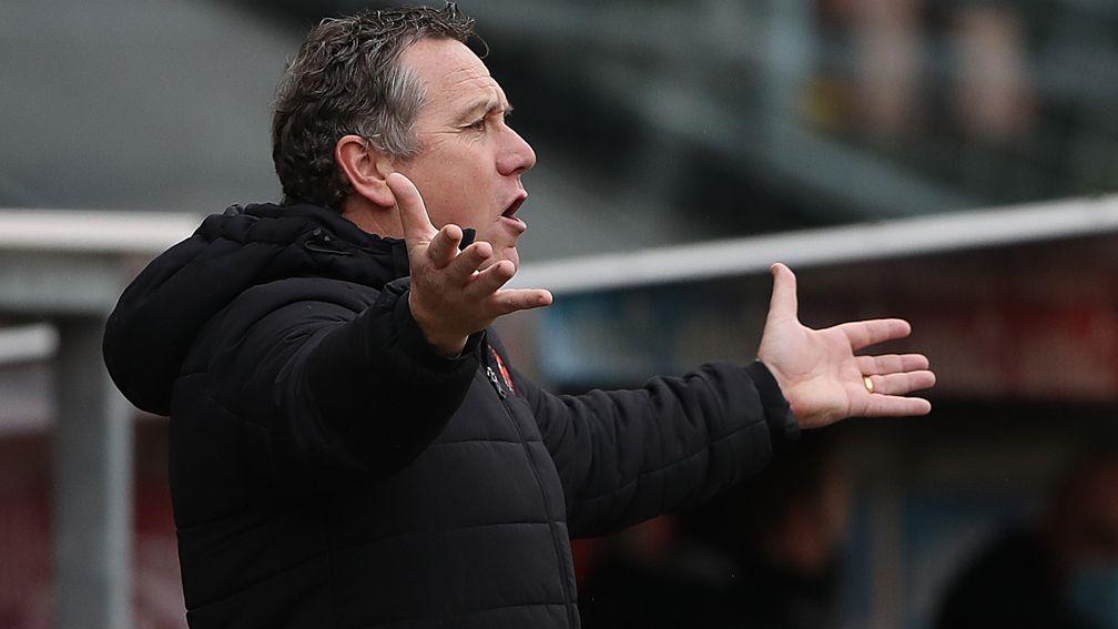 Oldham Athletic manager Micky Mellon