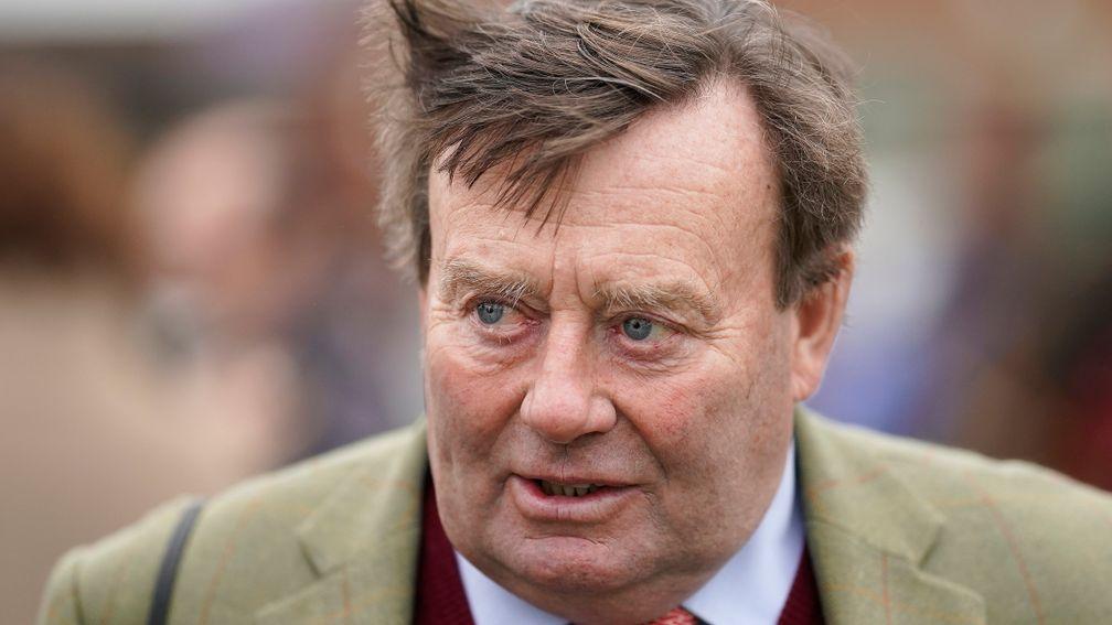 TAUNTON, ENGLAND - JANUARY 07: Nicky Henderson poses at Taunton Racecourse on January 07, 2020 in Taunton, England. (Photo by Alan Crowhurst/Getty Images)