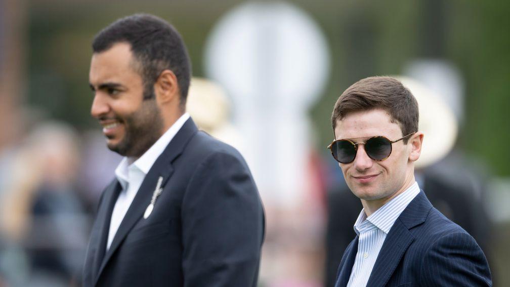Sheikh Fahad and Oisin Murphy at Newmarket last month