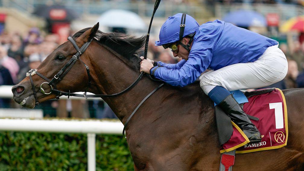 Ancient Wisdom powers clear under William Buick to win the Futurity Trophy at Doncaster