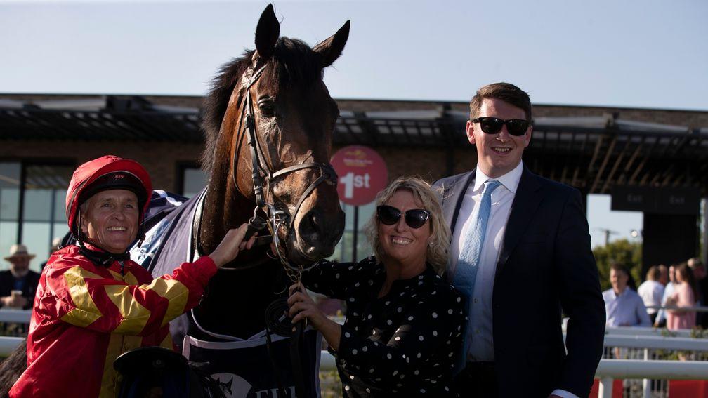 War Diary: Niall McCullagh, Sinead O'Sullivan and George Murphy after their success at the Curragh last weekend