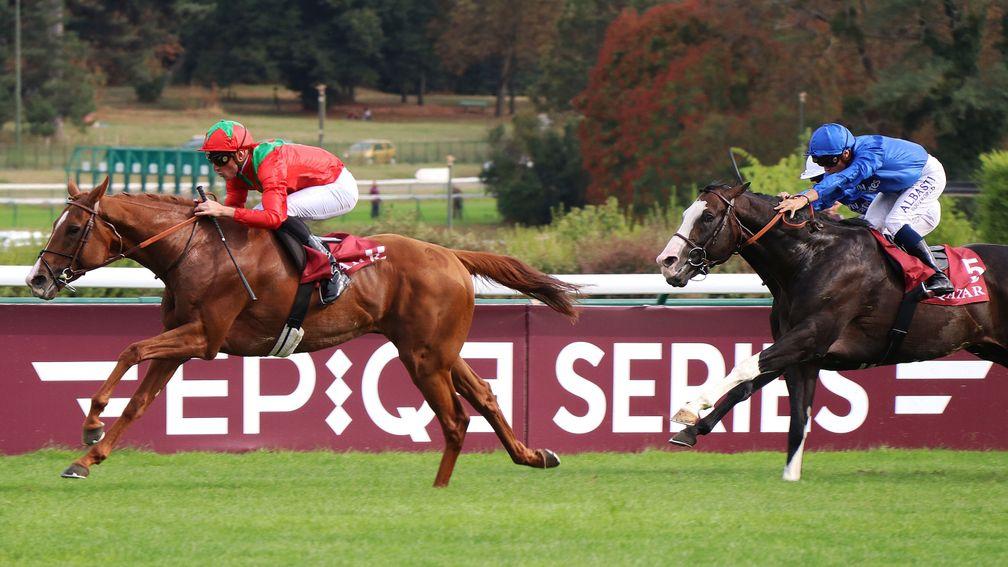 Waldgiest and Pierre-Charles Boudot run out comfortable winners of the Prix Foy at Longchamp