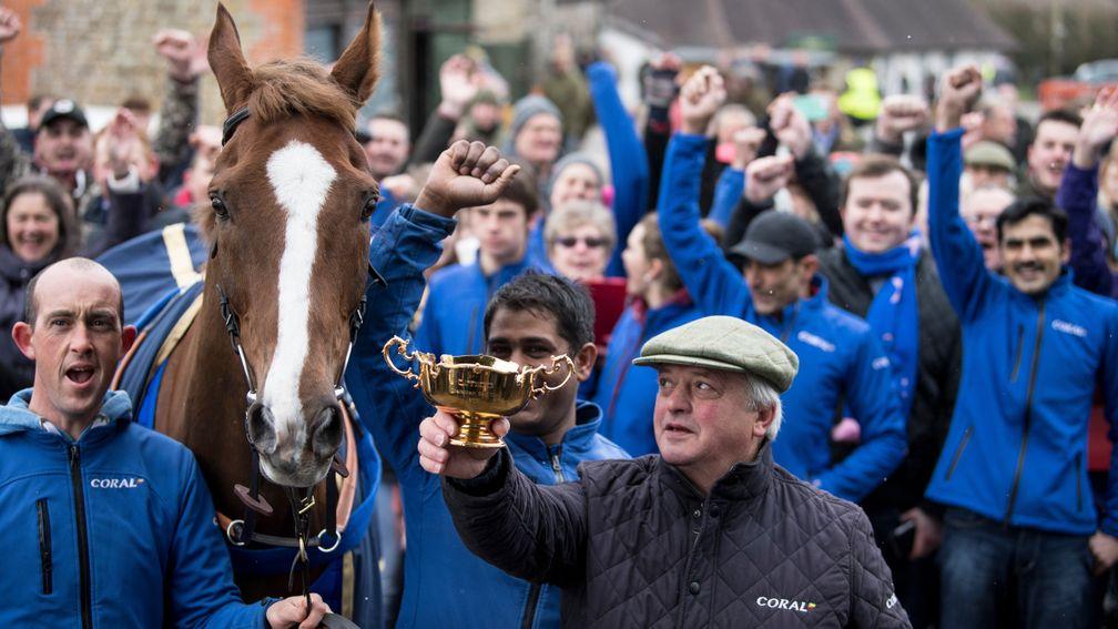 Connections celebrate Native River's Gold Cup success
